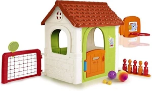FEBER Multi Activity House 6in1, Casetta da Giardino per Bambini con 6 Attività - Imagen 1 de 1