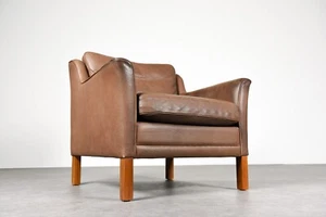 Dänischer Mid-Century Ledersessel | 50s | 60s - Bild 1 von 14