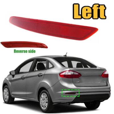 Lámpara reflectora parachoques trasero izquierdo 1 pieza para Ford Fiesta 2014-2019 sedán BS7Z13A565B Foto 1 de 4