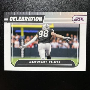 PINK 2024 Score Celebration #C-MCY Maxx Crosby Las Vegas Raiders Football Card - Picture 1 of 2