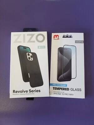 iPhone 16 Pro Max Case With Screen Protector Combo KickStand ZIZO Best Quality  - Image 1 of 3