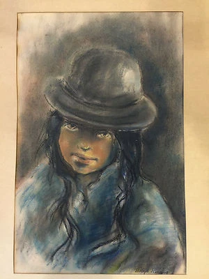 Diego Rivera Maestro Mexicano Original - Años 30 - Tiza Foto 1 de 4