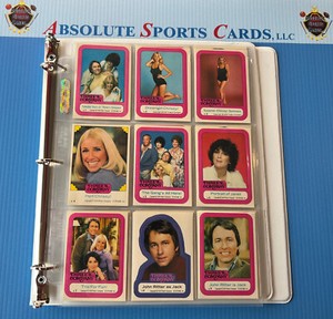 1978 Topps Three's Company Trading Cards Complete Sticker Base Set 1-44