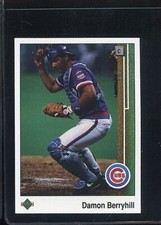 1989 UPPER DECK #455 DAMON BERRYHILL ROOKIE RC CHICAGO CUBS 