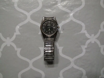 Reloj de pulsera Watch-It de cuarzo para hombre con correa elástica plateada Foto 1 de 2