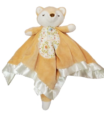 Manta de seguridad Douglas Baby FOX Mushrooms Lovey felpa naranja cola satinada 15" Foto 1 de 4