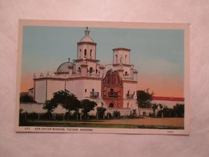 Tucson Arizona San Xavier Mission Postcard AZ - Picture 1 of 2