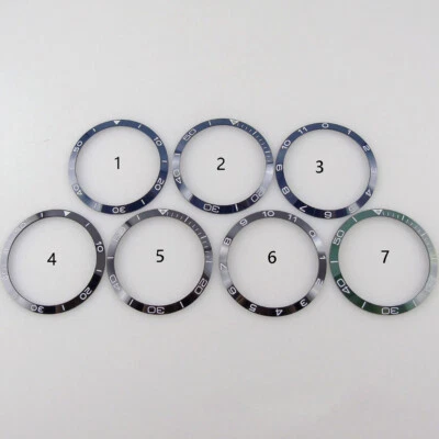 39.2mm Corgeut Ceramic Watch Bezel Insert Ring Black Green Blue For 41mm Watch - Image 1 of 4