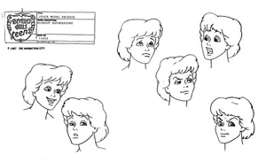 Beverly Hills Teens 1987 Production Studio Copy WIPEOUT Model Sheet Page DiC - Picture 1 of 4