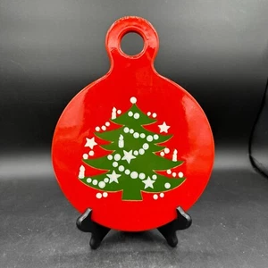 Waechtersbach Christmas Tree Ornament Round Handle Hanger Flat Novelty 8" - Picture 1 of 6