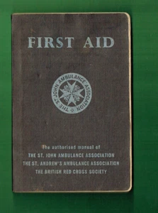 #G. 1958 ST JOHNS AMBLANCE FIRST AID BOOK - Picture 1 of 1