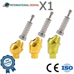 Juego de cabezal adaptador en ángulo de 1,6 unidades múltiples 30° manga de titanio dental hexagonal - Imagen 1 de 7