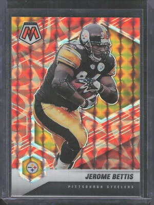 2021 Panini Mosaic Mosaic Reactive Orange #168 Jerome Bettis - Image 1 of 2