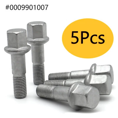 5x Tuercas de pernos de rueda M12x1.5 0009904807 para Mercedes-Benz C124 W124 S124 W201 Foto 1 de 4