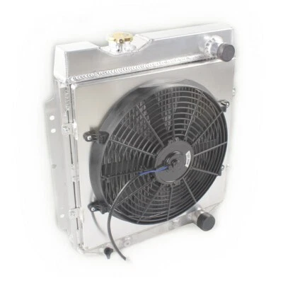 New ALUMINUM RADIATOR FOR 1964-1966 1965 Ford Mustang/ Mercury Comet V8 ENGINE — 第 1/4 张图片
