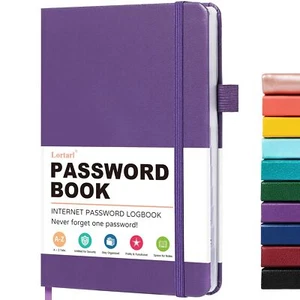 Libreta de direcciones con pestañas alfabéticas tapa dura guardián de contraseñas libro telefónico nuevo - Imagen 1 de 9