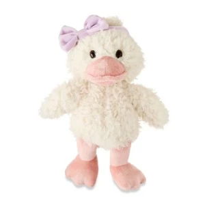 Easter Cream Duck with Bow Plush, 11 in, by Way To Celebrate - Picture 1 of 3