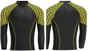 Men’s Long Sleeve Compression Shirt – Ideal for Gym, Running & Sports - Picture 1 of 5