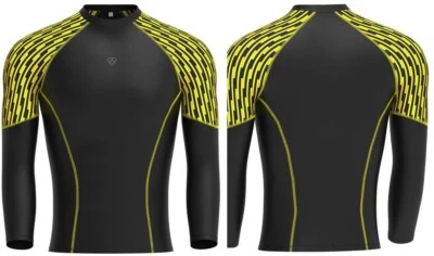 Men’s Long Sleeve Compression Shirt – Ideal for Gym, Running & Sports - Image 1 of 4