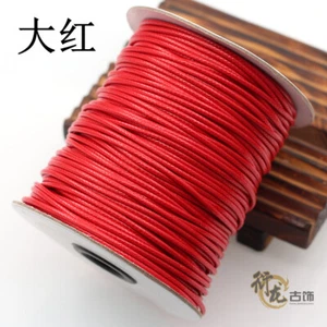 2mm Rope Round Waxed Cord DIY Weave String for Jewelry Making Bracelet Necklace - Picture 1 of 33