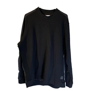 Adidas Men's Adicross Golf Pullover Size L Black Crew Neck Long Sleeves Stretch - Picture 1 of 8