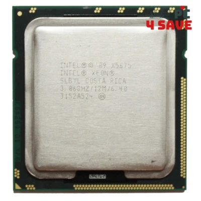 Intel Xeon X5675 SLBYL 3.06GHz 12M Six Core LGA 1366 Server CPU Processor 95W - Image 1 of 2