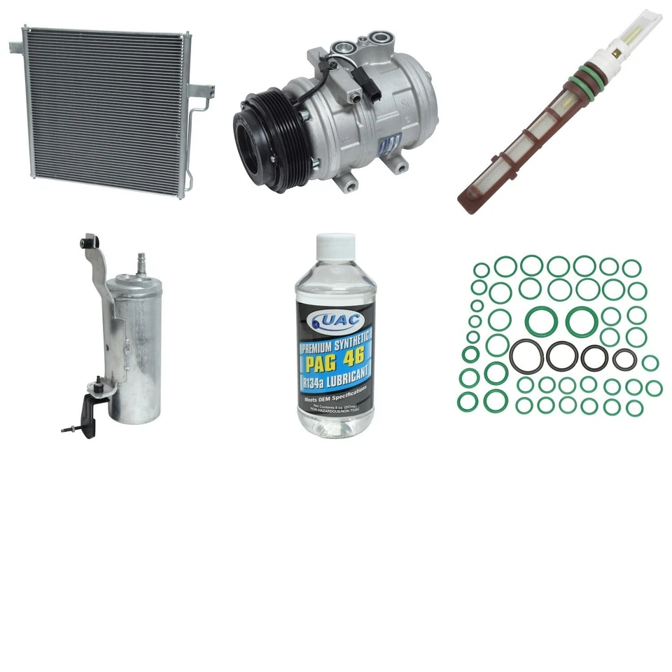 Комплект компрессора кондиционера UAC для 2002-2004 Mercury Mountaineer 4,6 л V8 GAS - Изображение 1 из 1