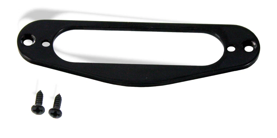 Single Trim Ring Cover Flat 1/8 Black Metal Bitterroot 081116BK - Image 1 of 4