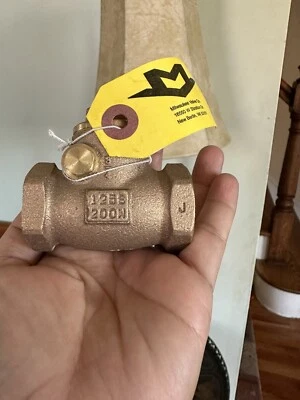 Milwaukee Valve 509 3/4" Fnpt Bronze Swing Check Valve - Image 1 of 4