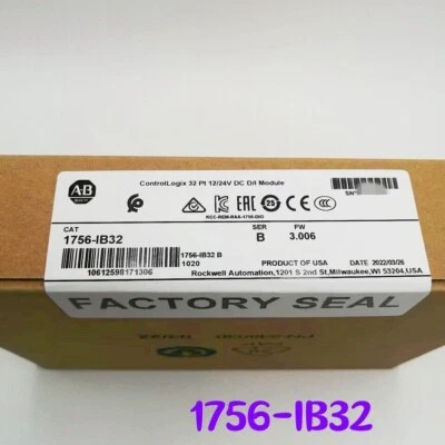 ALLEN-BRADLEY New Sealed Allen Bradley 1756-IB32 AB SER B CONTROLOGIX 32 PT DC INPUT MODULE US