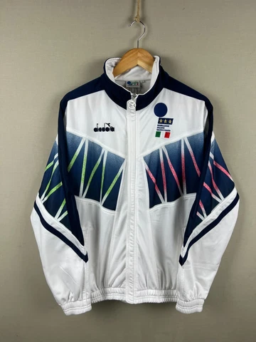 Italy National Team 1994 Training Football Track Jacket Size L Cover