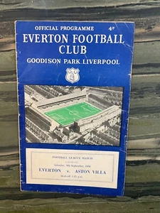 Everton v Aston Villa, Division 1, 1956/57 - Picture 1 of 3