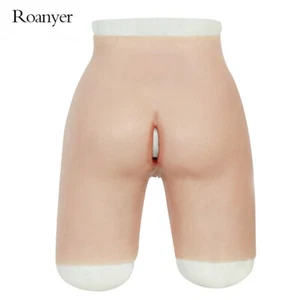 Silicone Fake Vagina Panties Underwear for Drag Queen Crossdresser Femini Girdle - Picture 1 of 14
