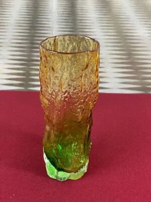 MUNDGEBLASENE VASE AUS GLAS HANDARBEIT 17cm HOCH - Bild 1 von 4
