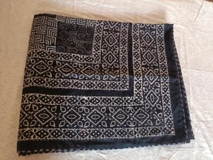 Indian Bagru Handmade Quilt Kantha Bedspread Throw Cotton Blanket Gudri !Queen - Picture 1 of 4