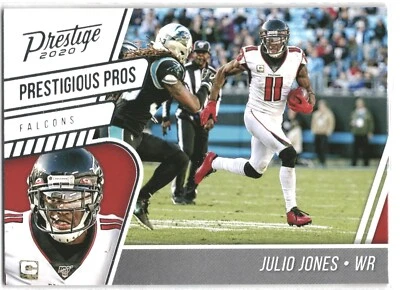2020 Panini Prestige Julio Jones Prestigious Pros Atlanta Falcons #PP-JJ - Image 1 of 2