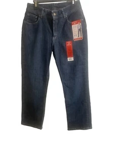 Riders By Lee Women's Instantly Slims You Relaxed Fit Straight Leg Jeans 12p NWT - Picture 1 of 7