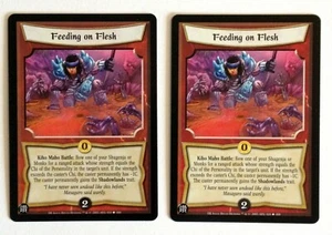 Feeding on Flesh (2) L5R Legend of the Five Rings CCG Diamond Edition DE - Picture 1 of 1