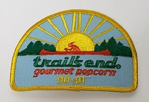 Trail's End Gourmet Popcorn Patch Nativi Americani Canoa Tramonto 90-91 SPEDIZIONE GRATUITA - Foto 1 di 2