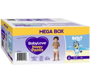 BabyLove Nappy Pants Mega Box Junior 66 Nappy Pants New - Picture 1 of 1