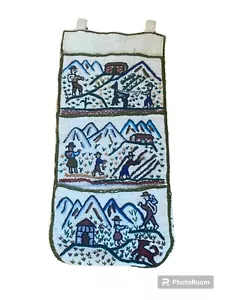 Peruanisch bestickt handgefertigte Wandhängung 58x25cm-049 - Bild 1 von 10