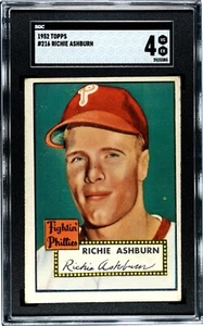 1952 Topps Richie Ashburn #216 SGC 4 Sehr guter Zustand - Bild 1 von 2