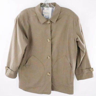 Chaqueta De Colección Boundary Waters Mujer Pequeña De Gran Tamaño Marrón Tostado Bolsillos Forrados con Tictac Foto 1 de 4