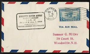 DEDICAZIONE DELL'AEROPORTO DI DAYTON, DAYTON OHIO 1929 (K581) - Foto 1 di 1