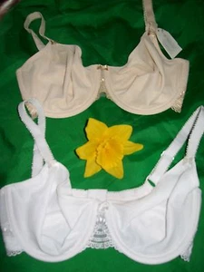 Sujetadores Balconette Playtex UK 30-34/D-G Blanco/Desnudo Sin Costuras - Imagen 1 de 1