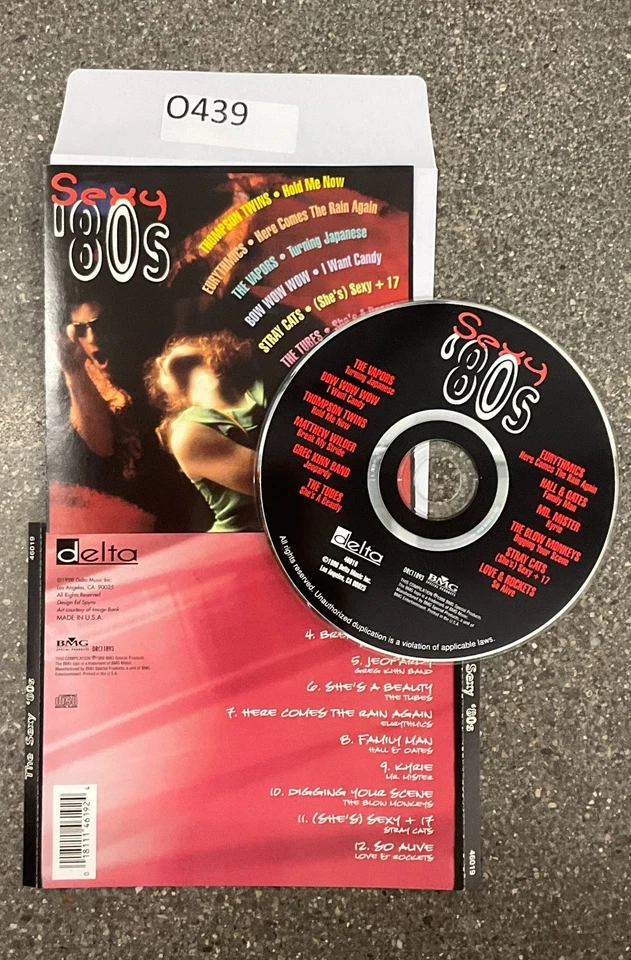 Sexy '80s by Various Artists (CD, Apr-1999 No Case #O439 Foto 1 de 1