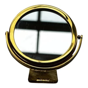 Vintage Gold Tone Judith Leiber Two Sided Compact Mirror - Picture 1 of 6