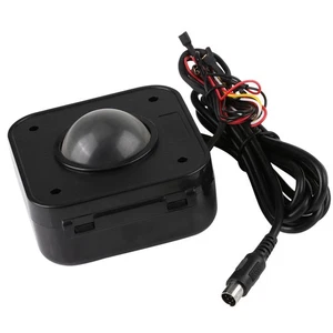 Illuminated 4.5cm Round LED Trackball Mouse PS/2 PCB Connector For ✈ - Picture 1 of 8