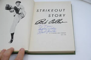 BOB FELLER SIGNIERT 1947 Erstausgabe STRIKEOUT STORY. Hardcover A.S Barnes - Bild 1 von 3
