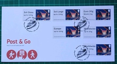 2015 Sea Travel Post & Go Ha Long Bay set of 6 Values FDC Slipway Rd Birmingham - Image 1 of 2